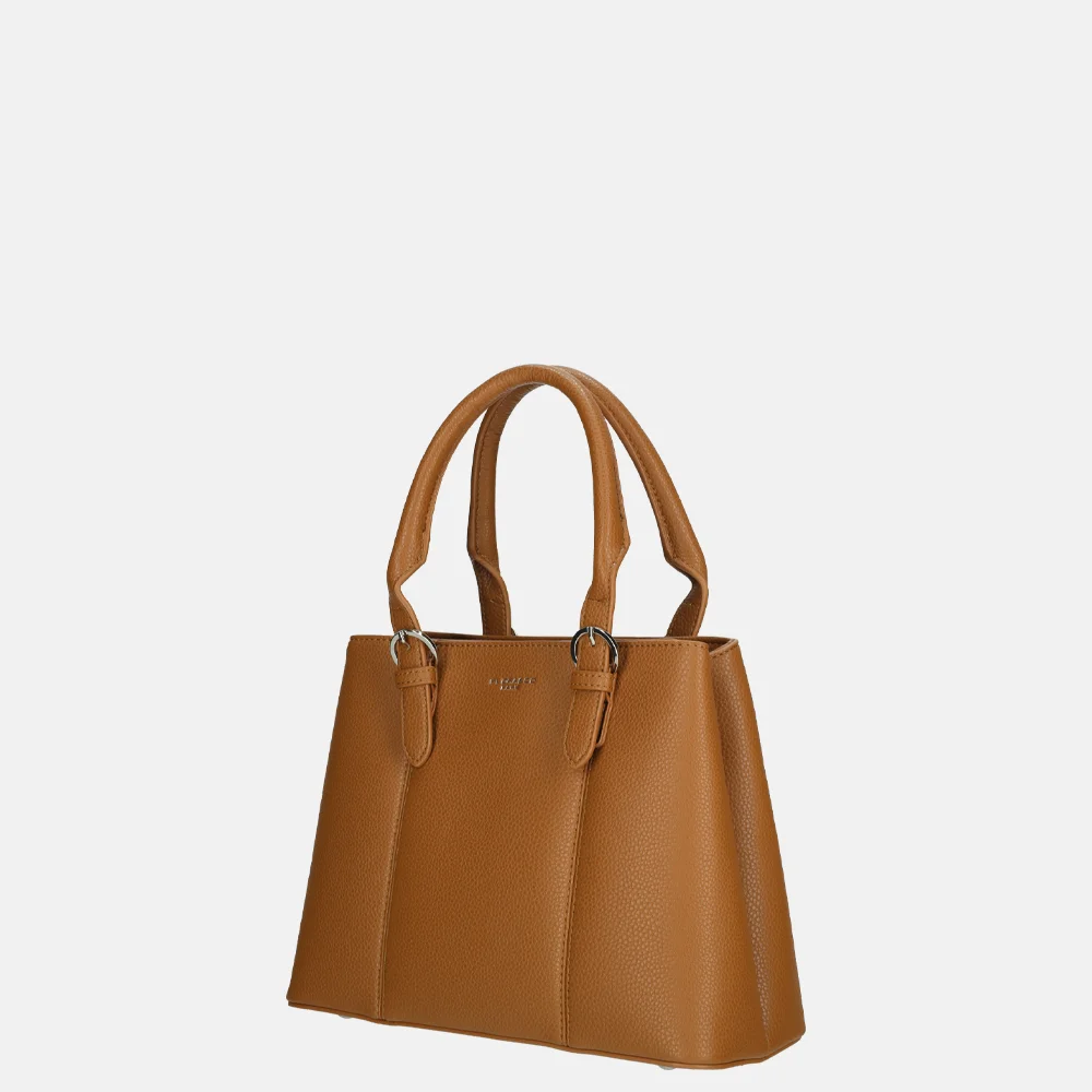 Flora & Co handtas camel bij Duifhuizen