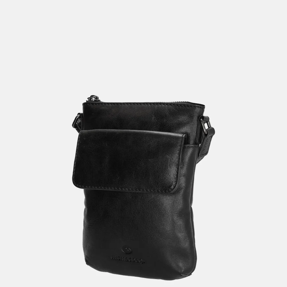 Micmacbags Porto crossbody tas zwart bij Duifhuizen