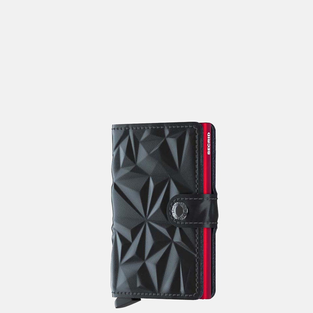 Secrid Miniwallet pasjeshouder prism black-red
