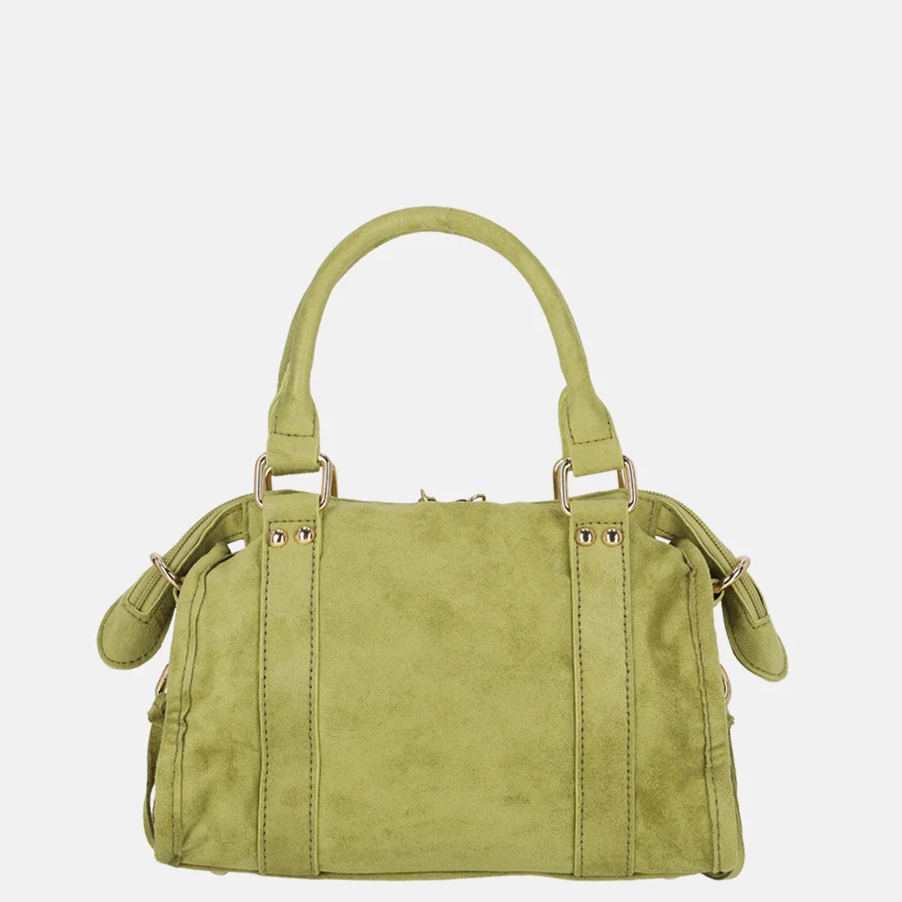 Firenze Suedine handtas franjes S light green bij Duifhuizen