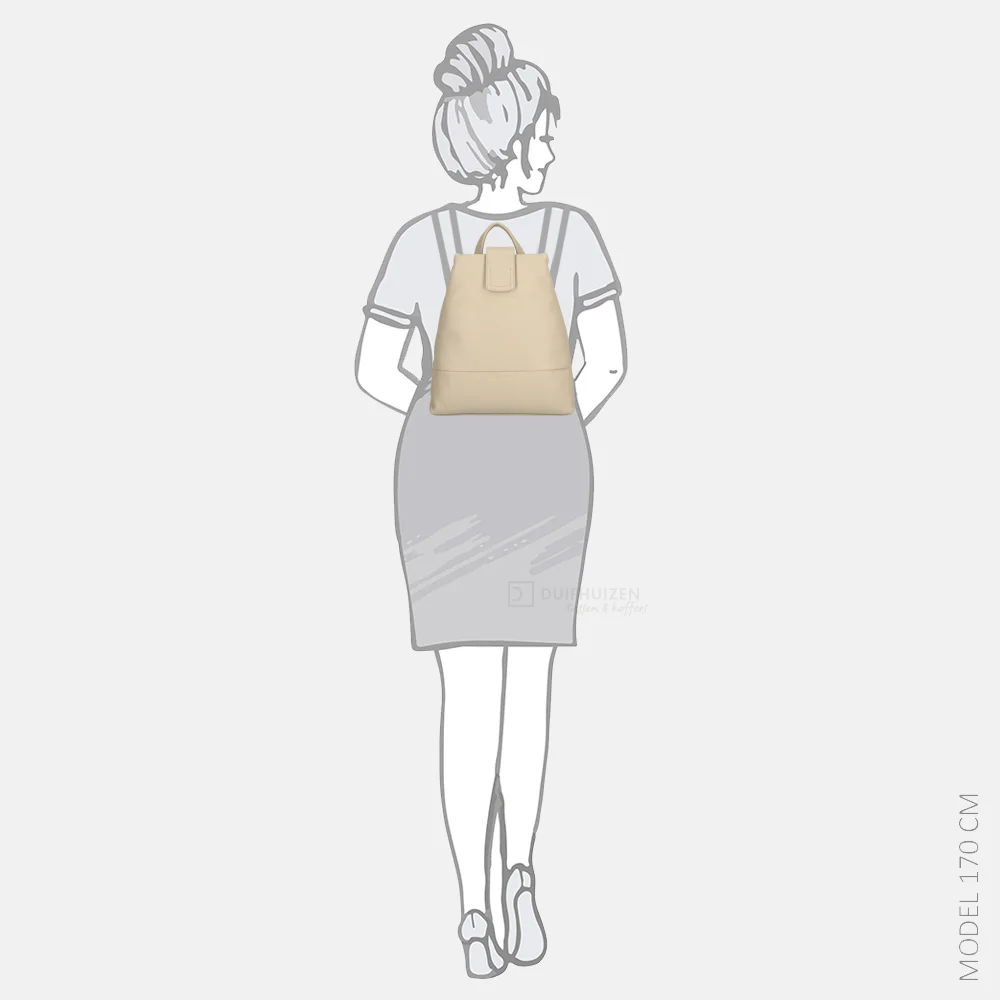 Rise of rosa rugzak offwhite bij Duifhuizen