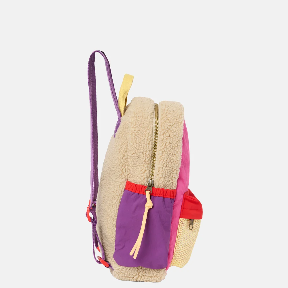 Studio Noos Patchwork kinderrugzak mini bright pink bij Duifhuizen