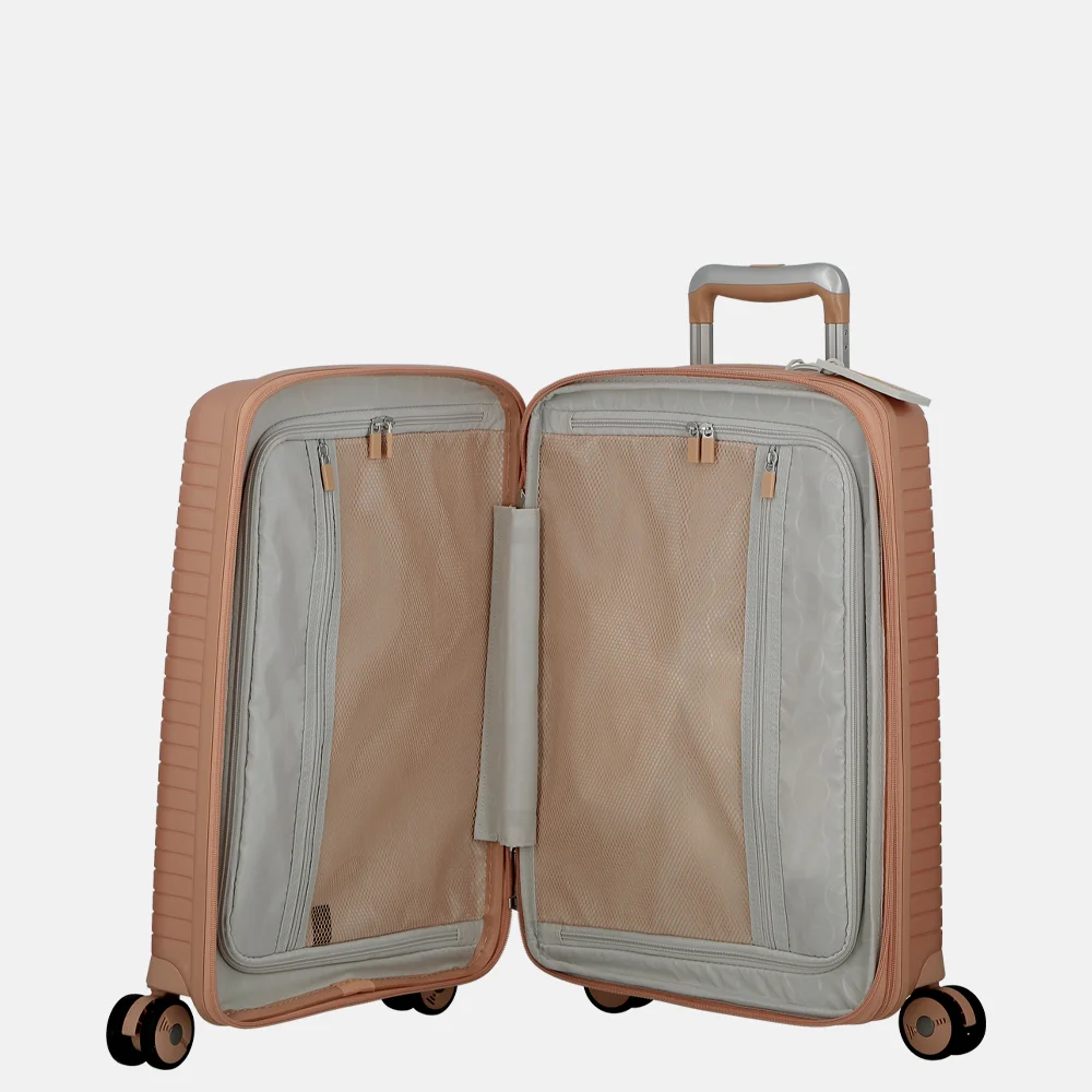 Jump Evae handbagage koffer 55 cm expandable rosepale bij Duifhuizen
