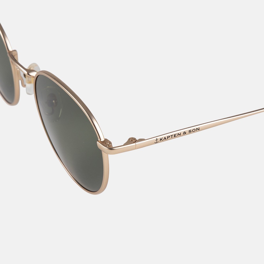 Kapten & Son London zonnebril gold green bij Duifhuizen