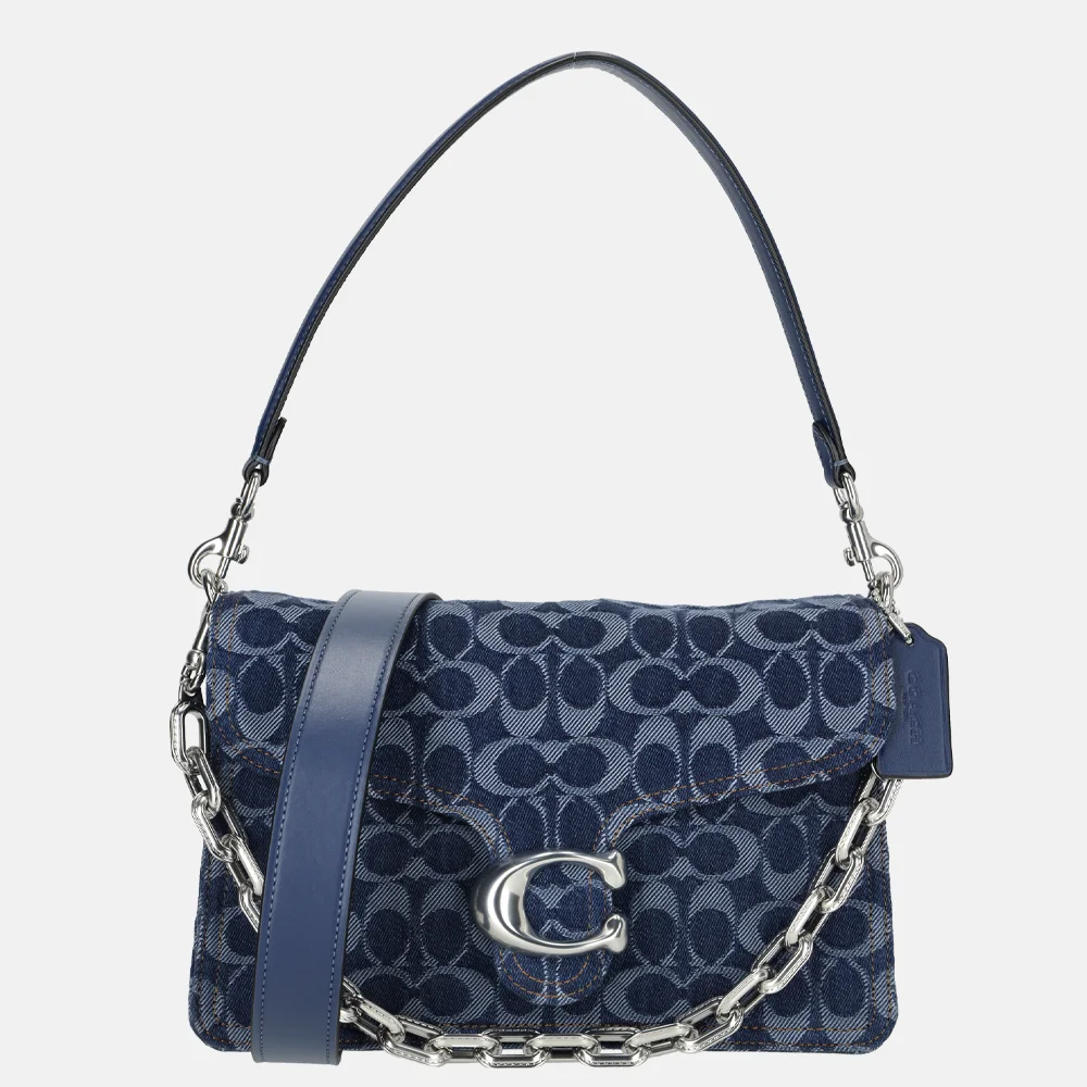 Coach Tabby Chain schoudertas deep blue multi