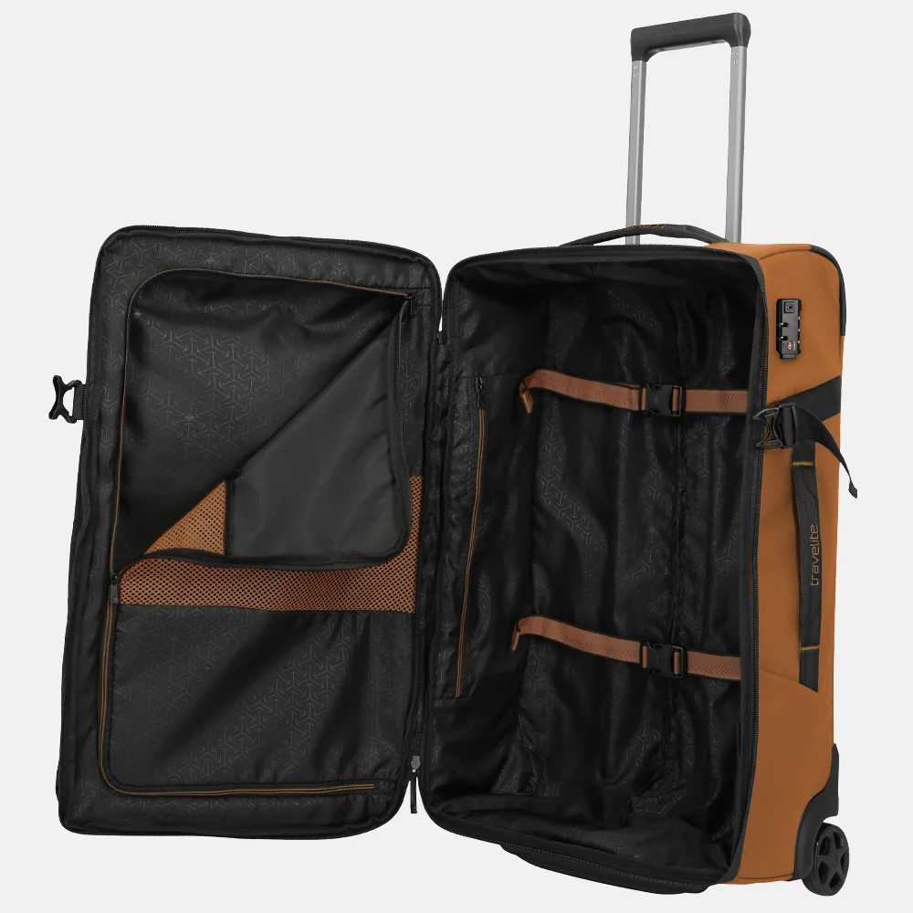 Travelite Briize reistas op wielen 67 cm curry bij Duifhuizen