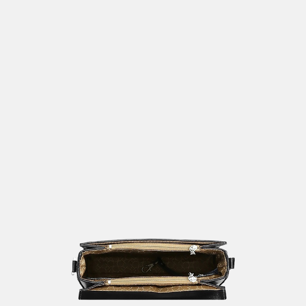 Claudio Ferrici Classico crossbody tas S black bij Duifhuizen