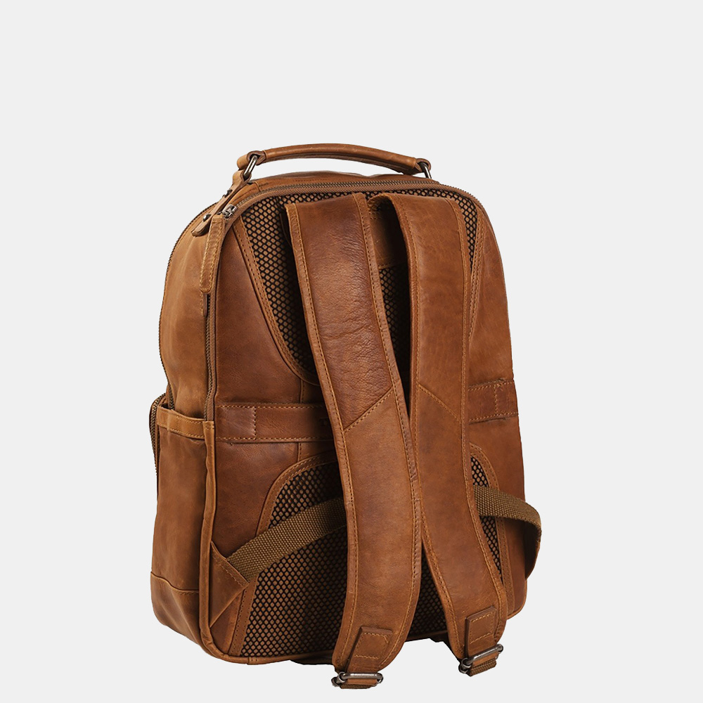 Chesterfield Austin rugzak 14 inch cognac bij Duifhuizen