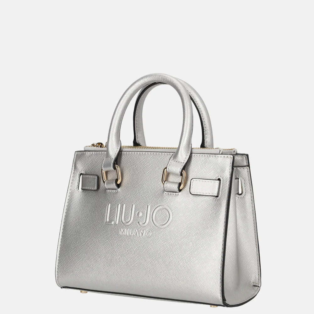 Liu Jo satchel handtas S silver bij Duifhuizen