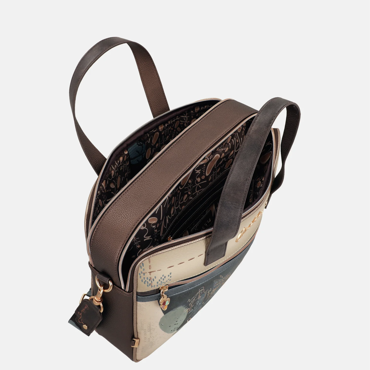 Anekke Tulip briefcase laptoptas multi bij Duifhuizen