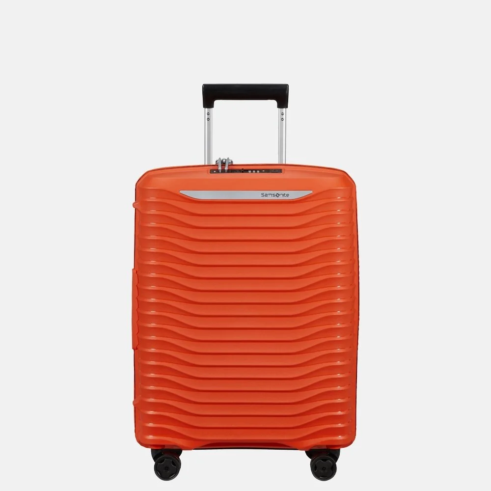 Koe Pasen vertel het me Samsonite Upscape handbagage koffer 55 cm tangerine orange bij Duifhuizen