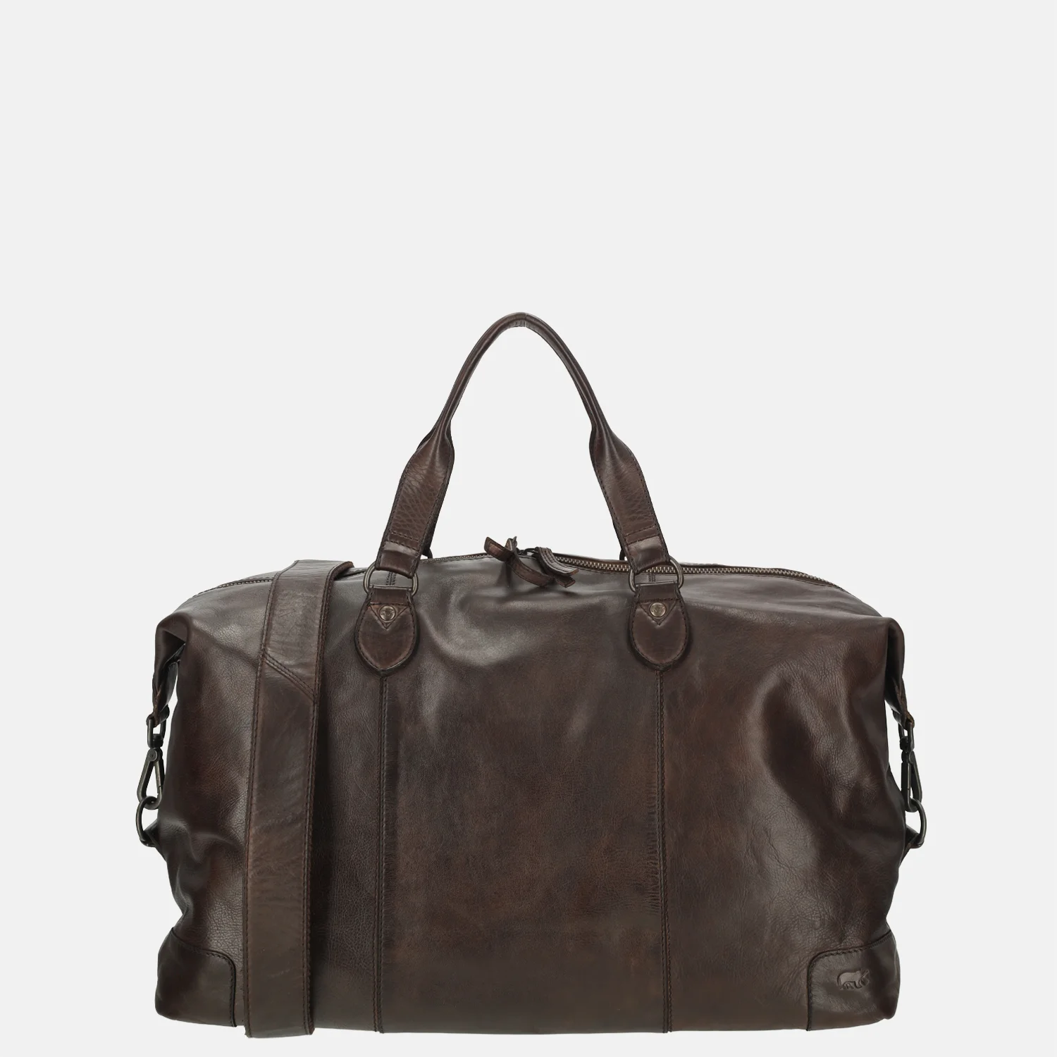Bear Design Sam weekendtas + laptopvak donkerbruin