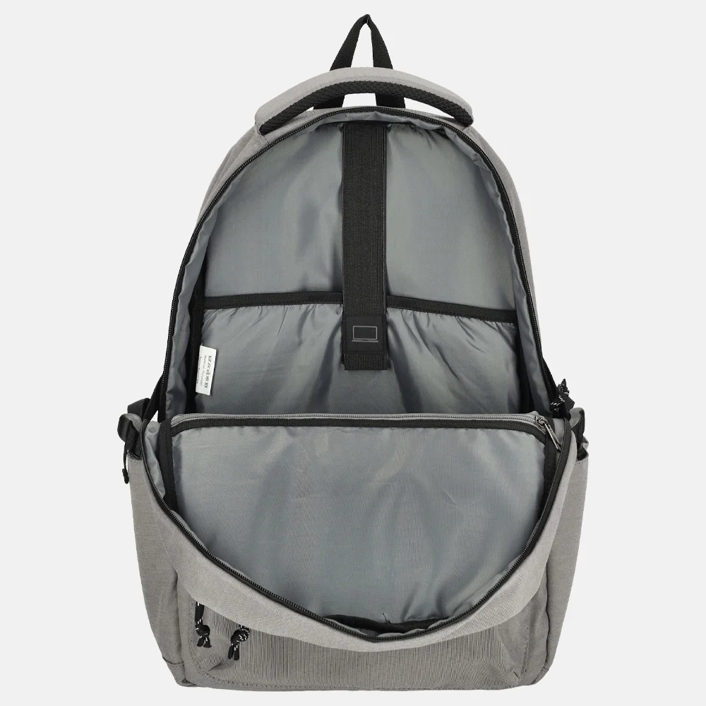 Enrico Benetti Anchorage laptoprugzak M lichtgrijs bij Duifhuizen