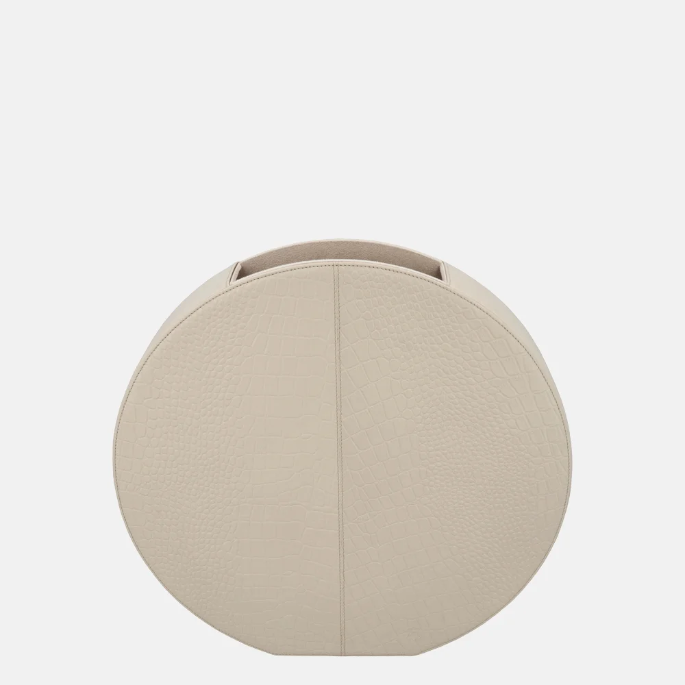 Chamada leren vaas croco medium beige