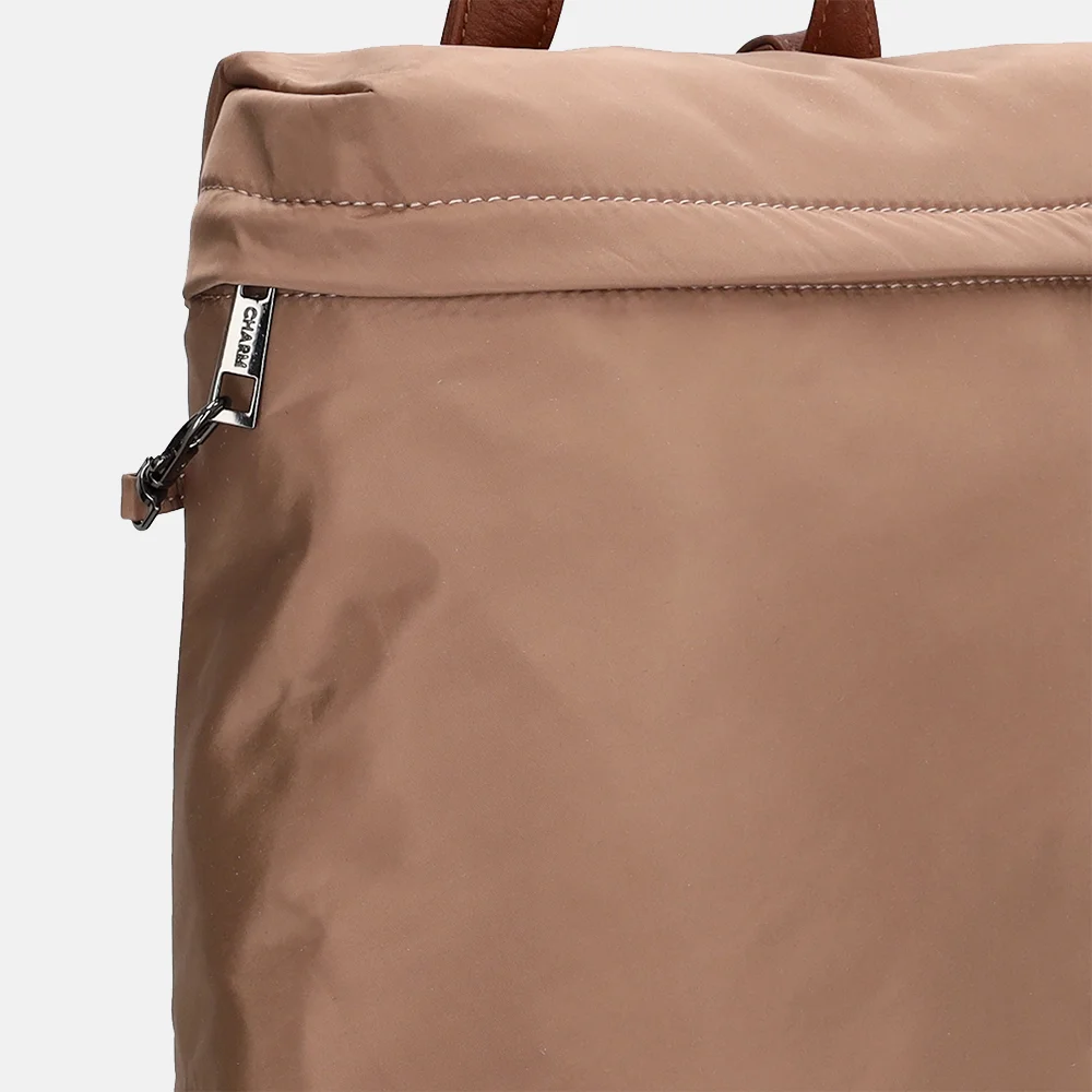 Charm London Buckingham rugzak S taupe bij Duifhuizen
