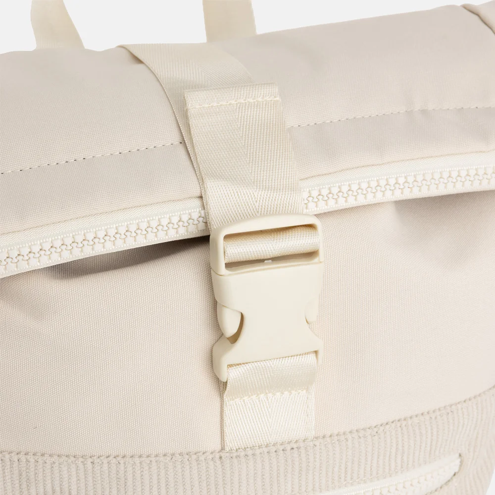 New Rebels New York rugzak rolltop 13 inch beige bij Duifhuizen