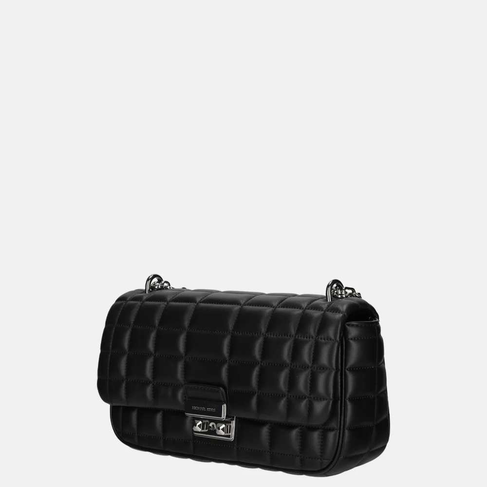 Michael Kors Tribeca schoudertas black bij Duifhuizen