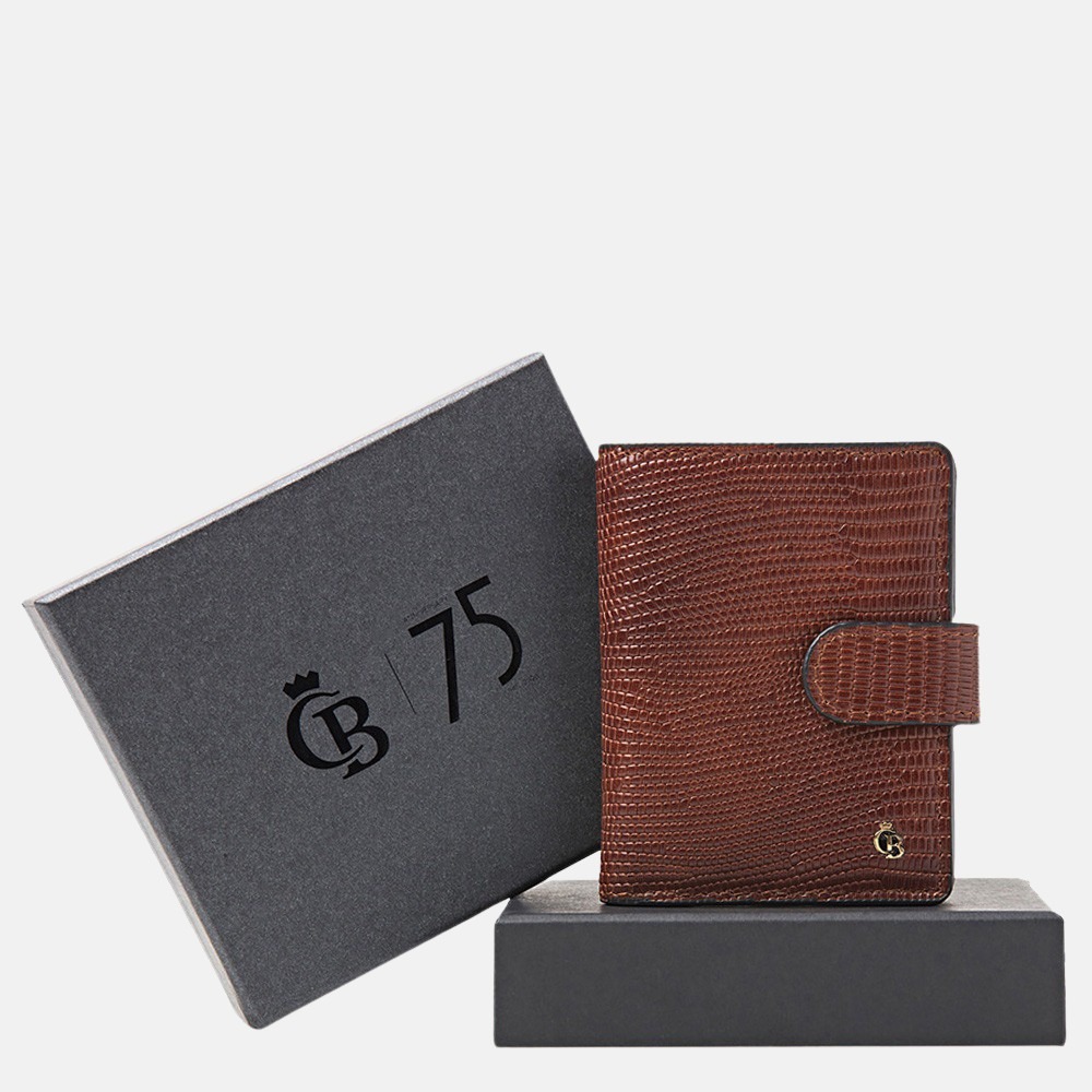 Castelijn & Beerens Giftbox Mini Wallet portemonnee cognac bij Duifhuizen