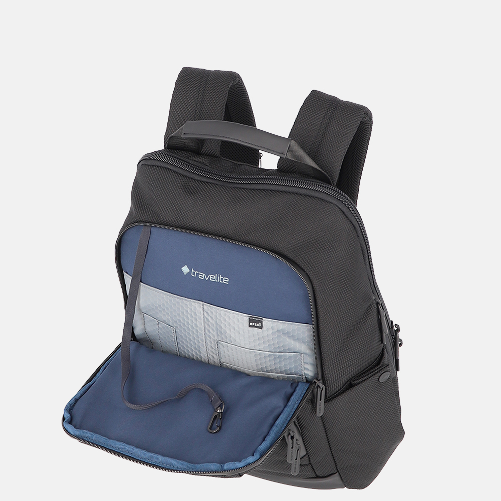Travelite Meet rugzak 15.6 inch black bij Duifhuizen