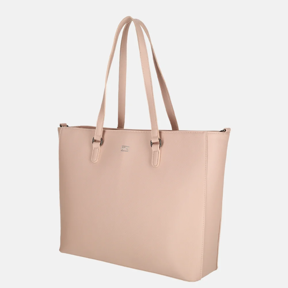 Duifhuizen Saffiano shopper L oudroze bij Duifhuizen