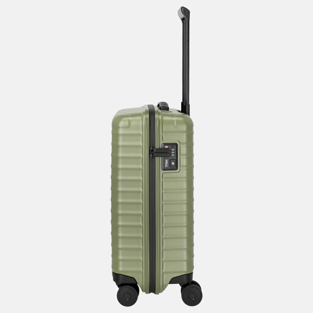Titan Upgrade handbagage koffer 55 cm forest green bij Duifhuizen