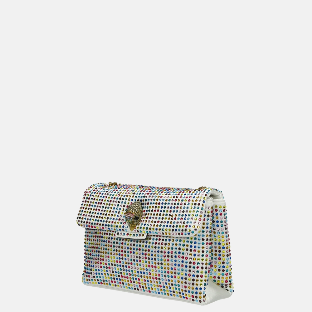Kurt Geiger Fabric Kensington schoudertas bone bij Duifhuizen