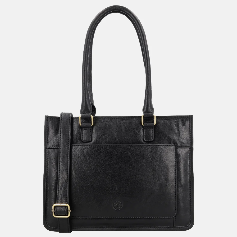 Hide & Stitches Jura handtas M zwart bij Duifhuizen