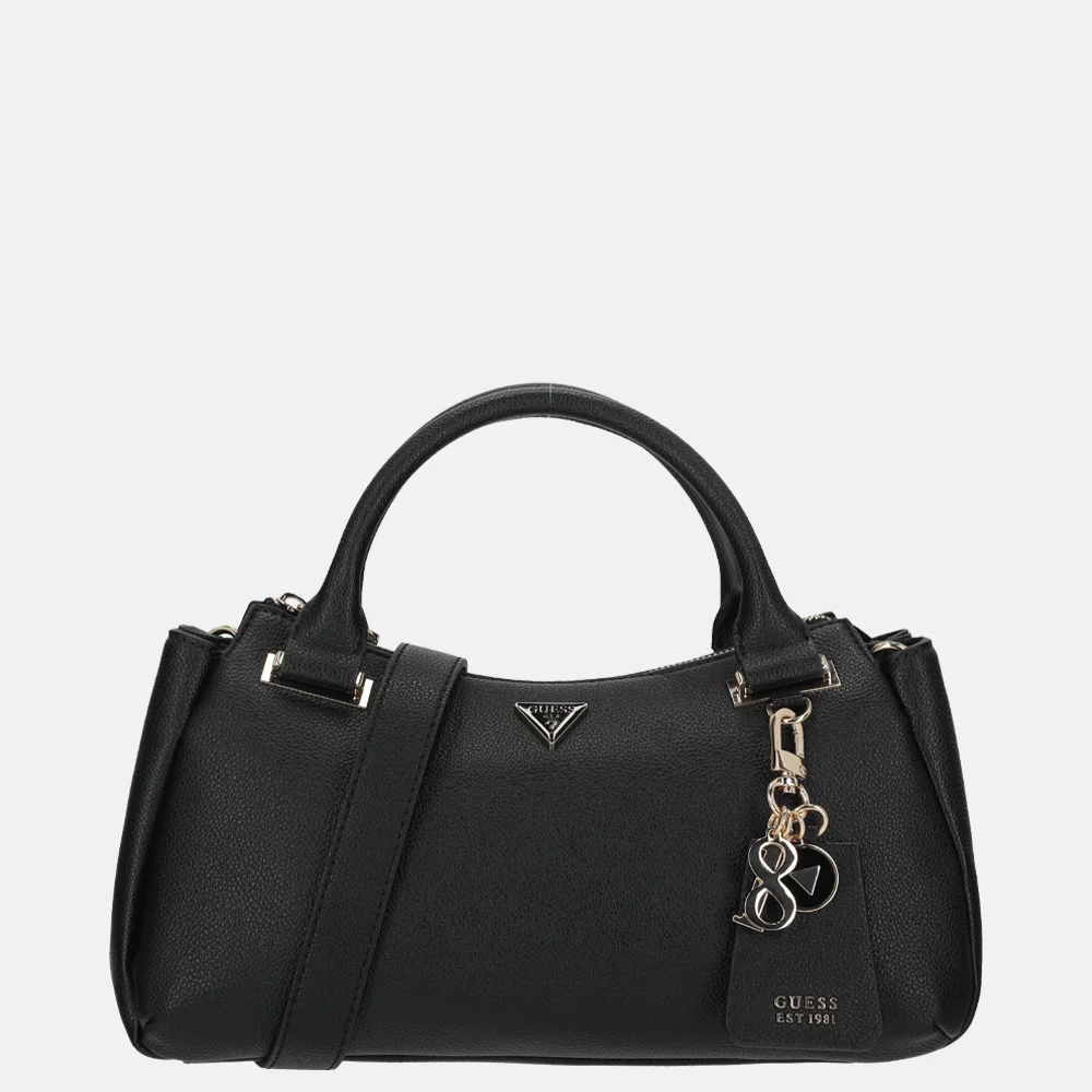 Guess Evie triple comp satchel handtas black