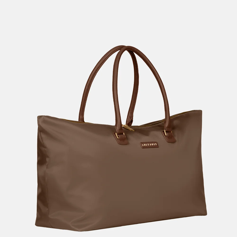 SUITSUIT Fab Seventies weekendtas cocoa brown bij Duifhuizen