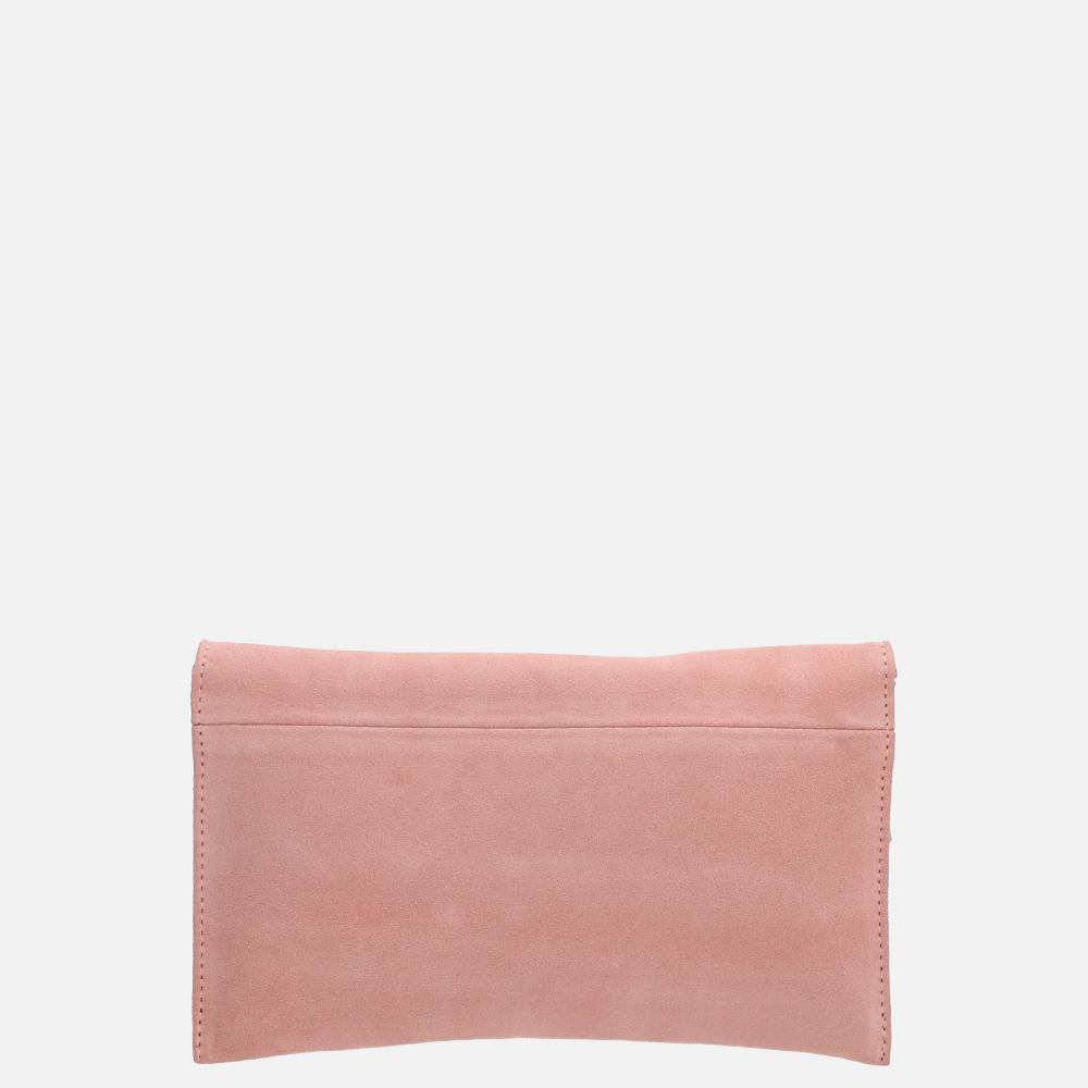 Charm London Leather Elisa clutch oud rose bij Duifhuizen
