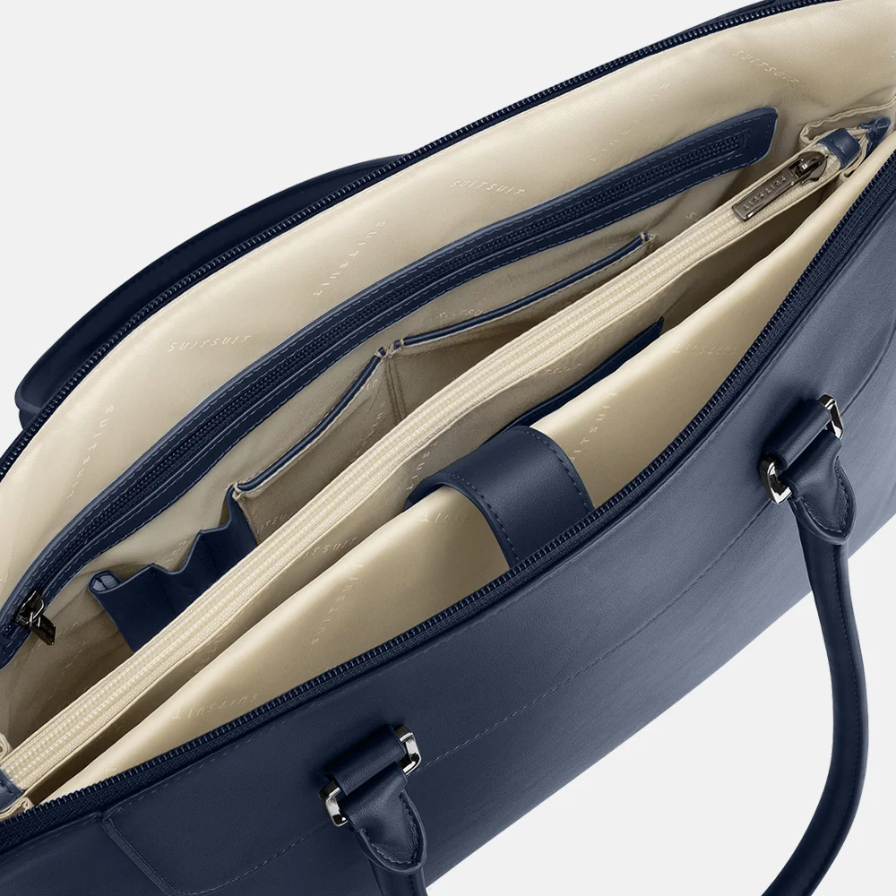 Suitsuit Mystique laptoptas 16 inch midnight blue bij Duifhuizen
