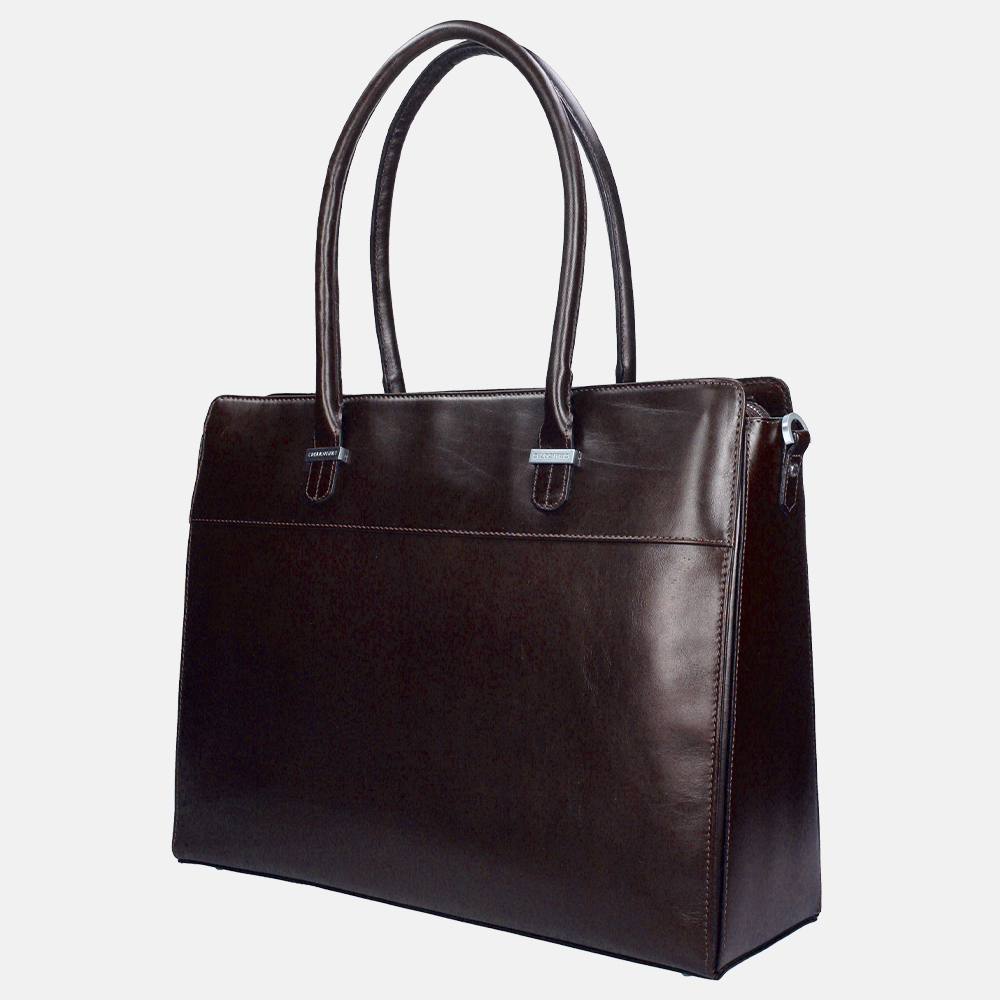 Claudio Ferrici Classico shopper 13.3 inch testa bij Duifhuizen