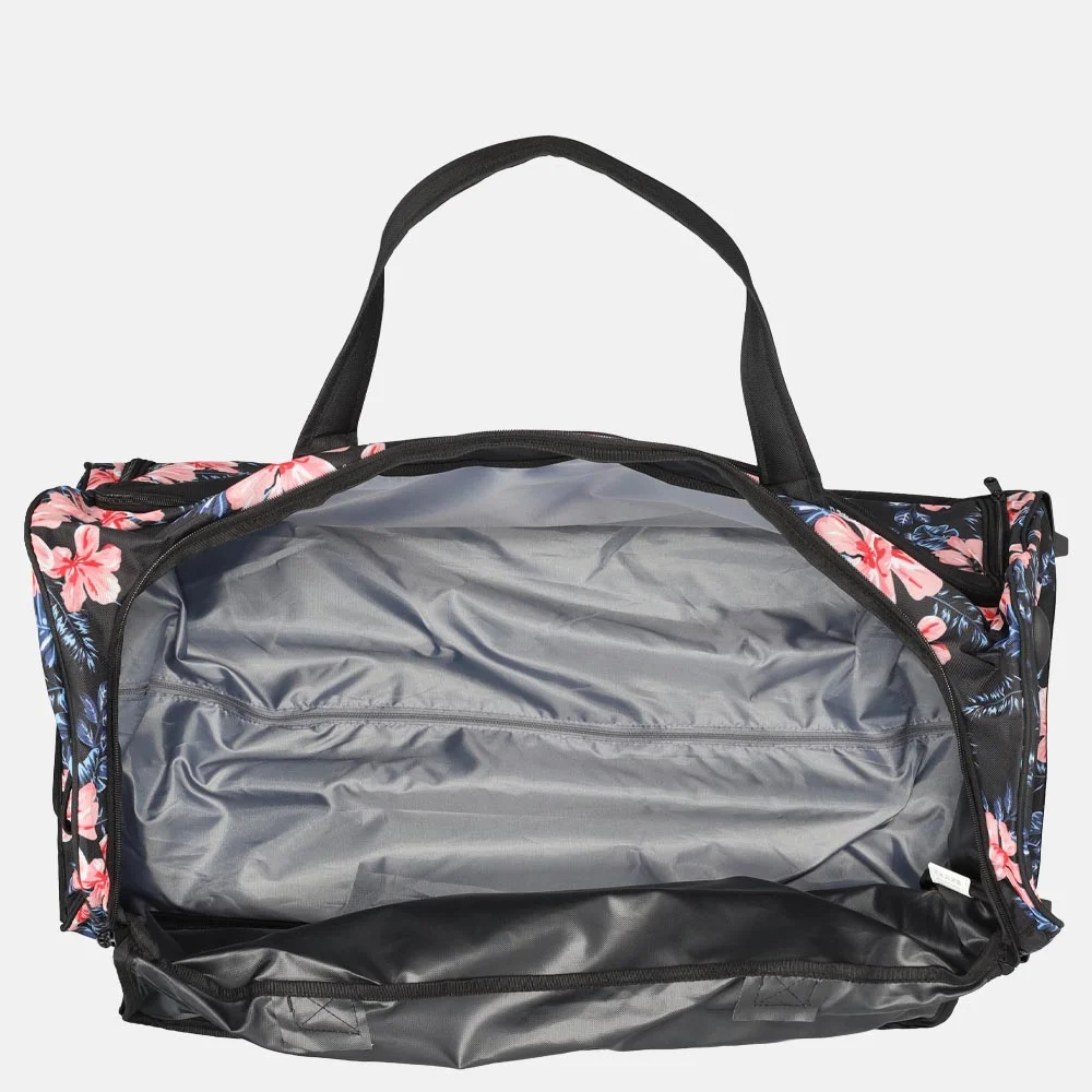 Enrico Benetti Santa Cruz wieltas 75cm black flower bij Duifhuizen