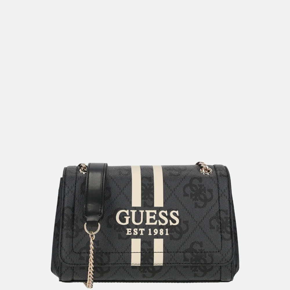 Guess Noelle II crossbody tas coal logo
