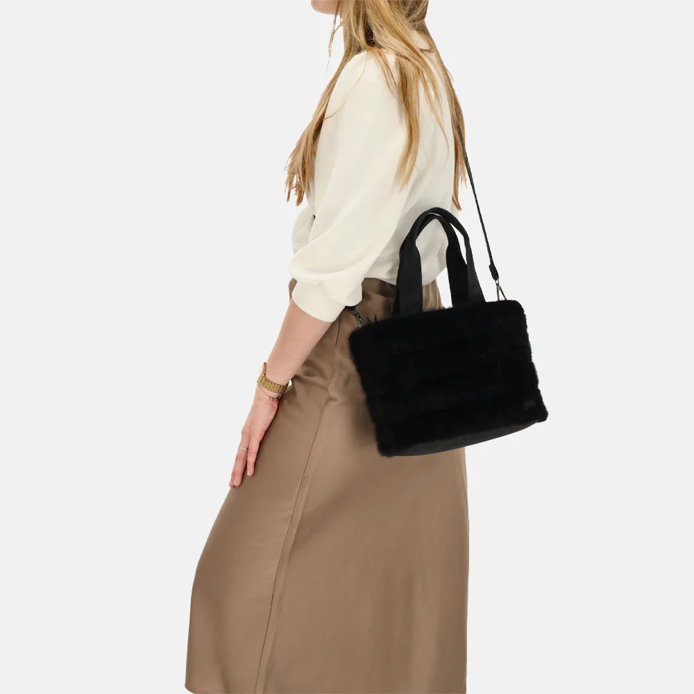 Zebra Trends Emma handtas S zwart bij Duifhuizen