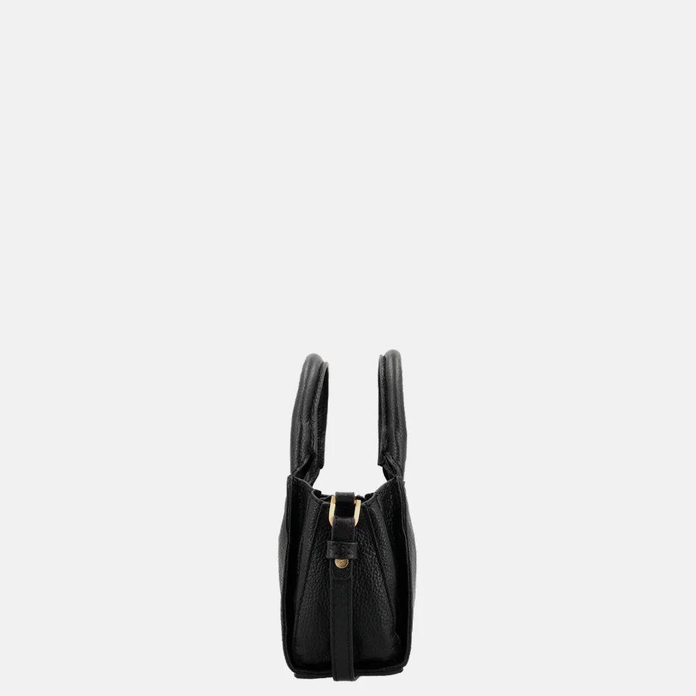 Loulou Essentiels Elise crossbody tas black bij Duifhuizen