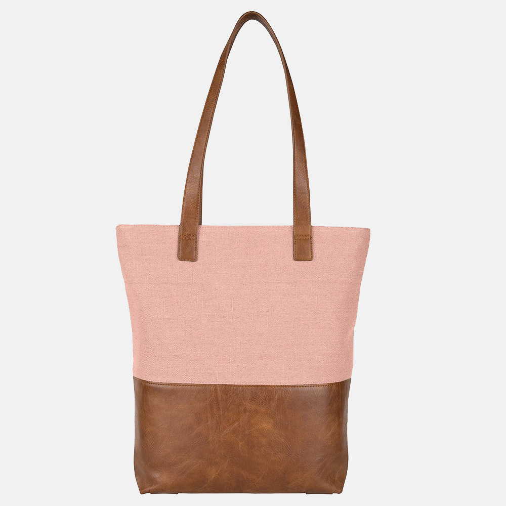 SUITSUIT Fab Seventies Upright bag shopper coral cloud bij Duifhuizen