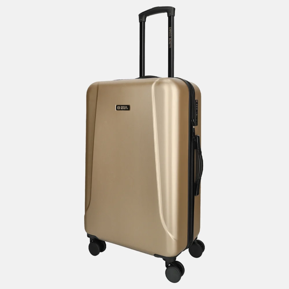 Enrico Benetti Edmonton reiskoffer 65 cm champagne bij Duifhuizen