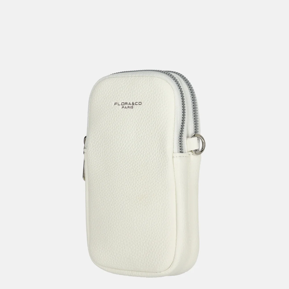 Flora & Co telefoontas white bij Duifhuizen