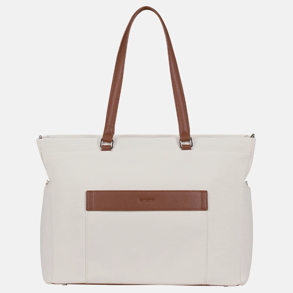 Samsonite Image Biz laptoptas 14.1 inch ivory bij Duifhuizen
