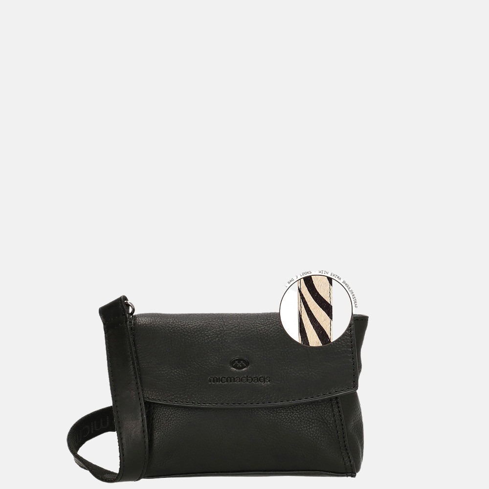 Micmacbags Wildlife heuptas black