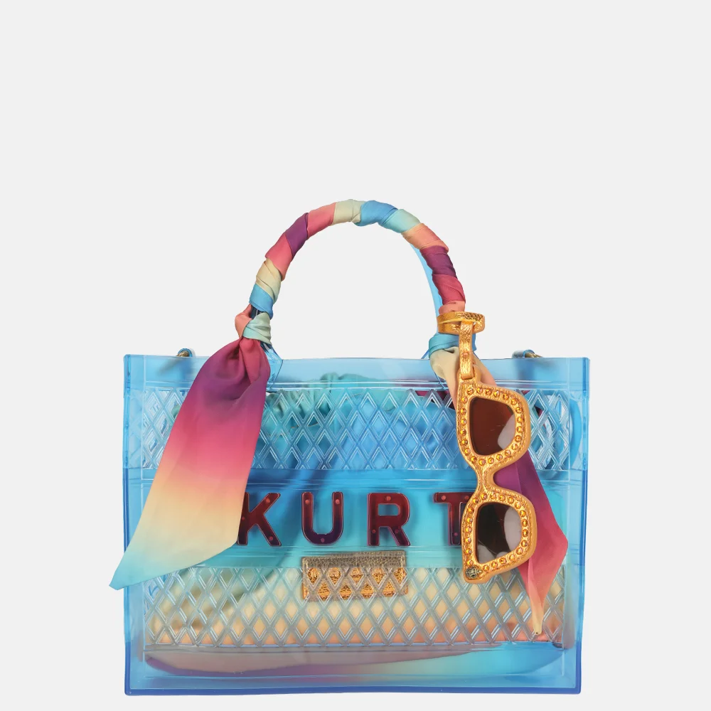 Kurt Geiger Gelly handtas blauw bij Duifhuizen