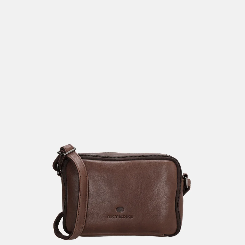 Micmacbags Everyday crossbody tas donkerbruin