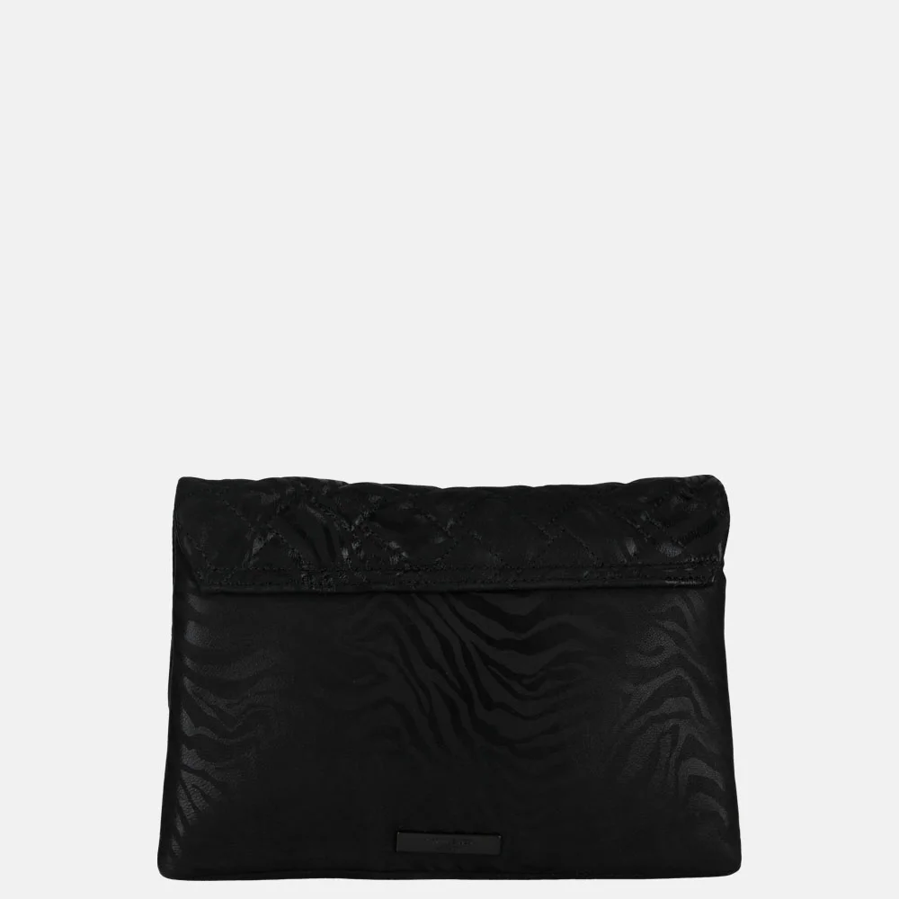 Kurt Geiger Kensington schoudertas zebra black/comb bij Duifhuizen