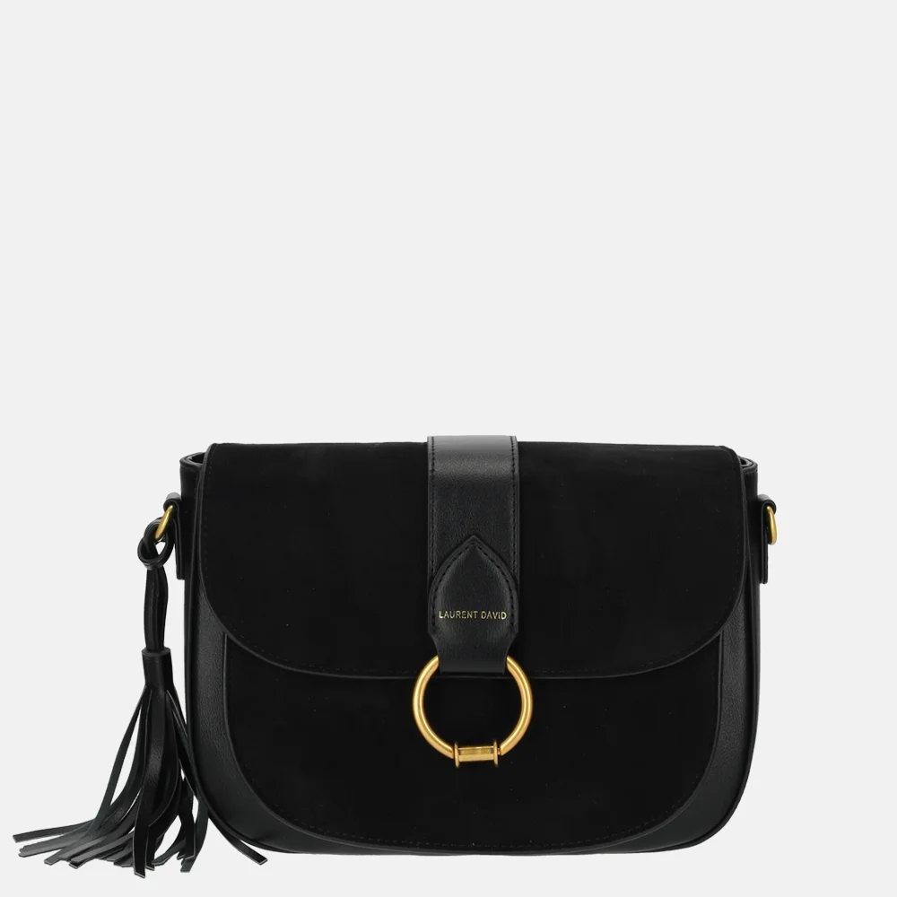 Laurent David Camille crossbody tas black bij Duifhuizen