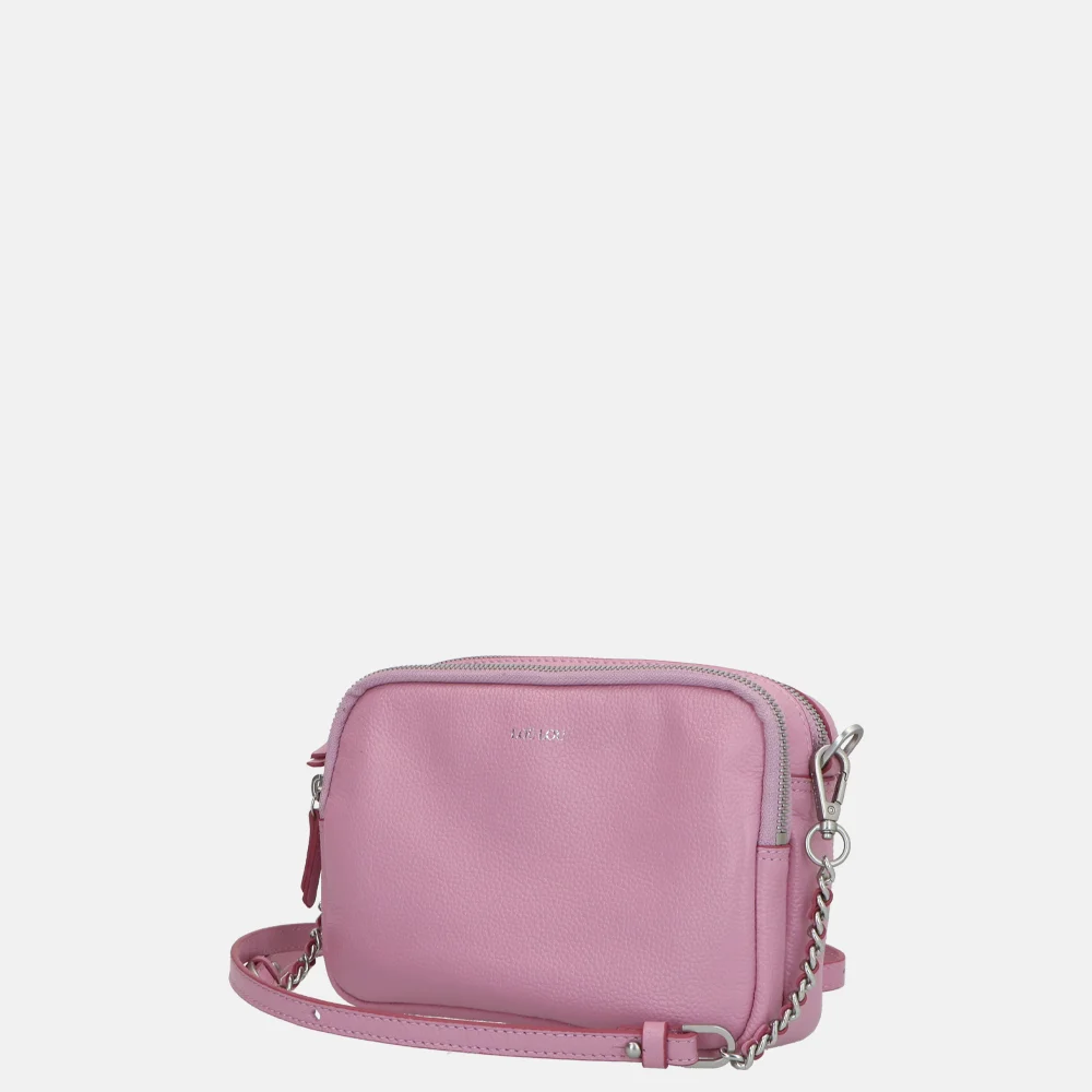 Loulou Essentiels Emilie crossbody tas kobi pink bij Duifhuizen