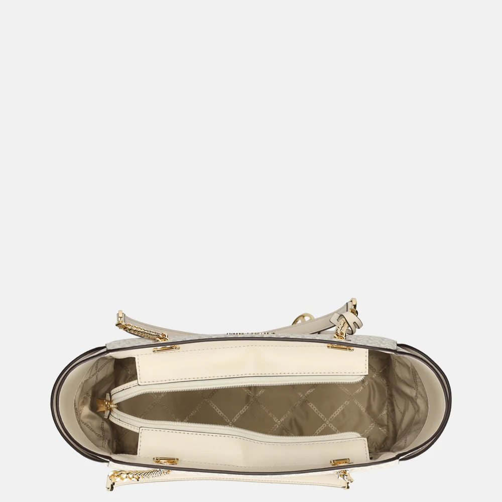 Michael Kors Jacquelyn shopper vanille/cream bij Duifhuizen