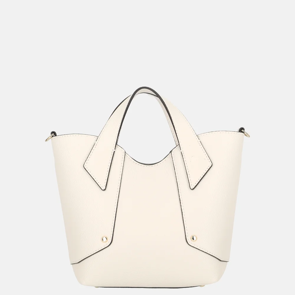 Guess Darcy mini tote handtas stone bij Duifhuizen