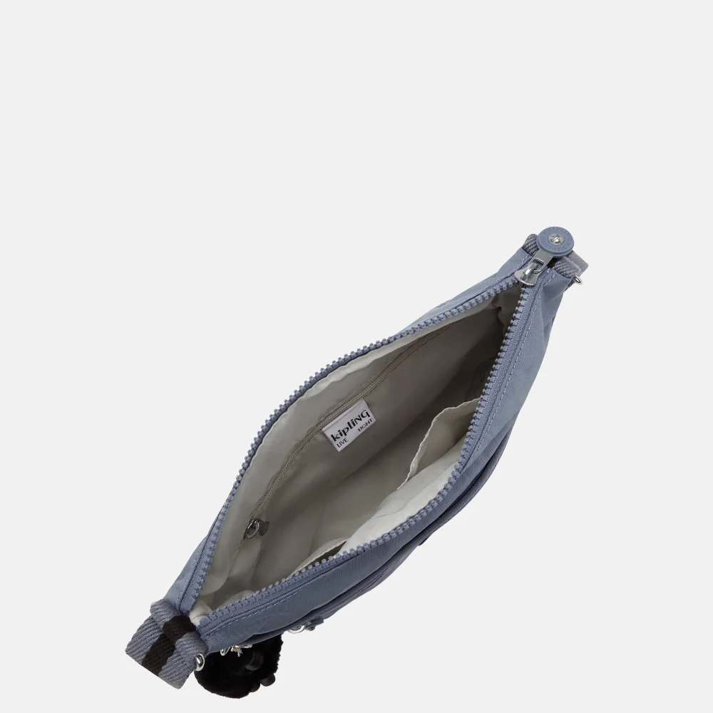 Kipling Arto crossbody tas blue stone bij Duifhuizen