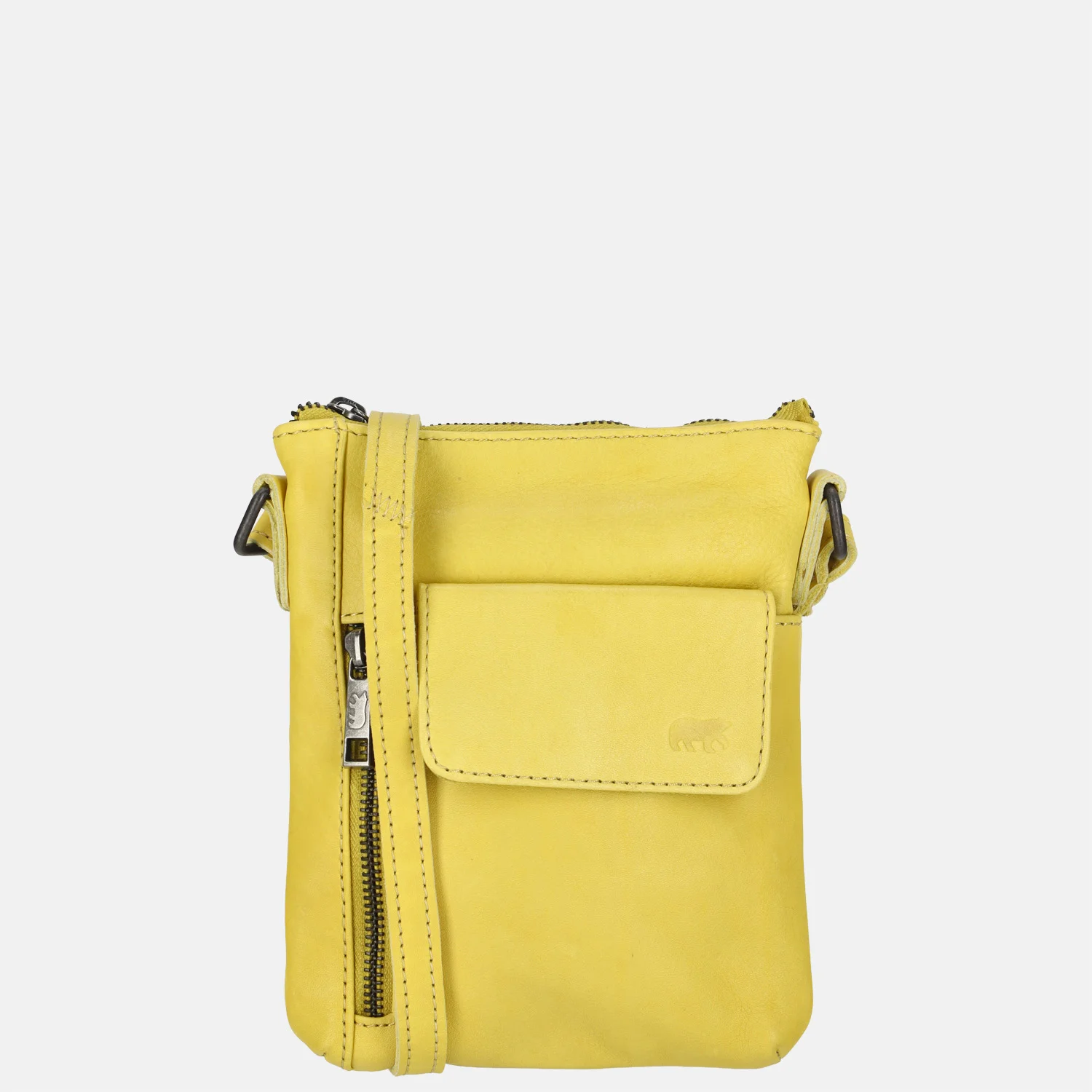 Bear Design Davide crossbody tas yellow